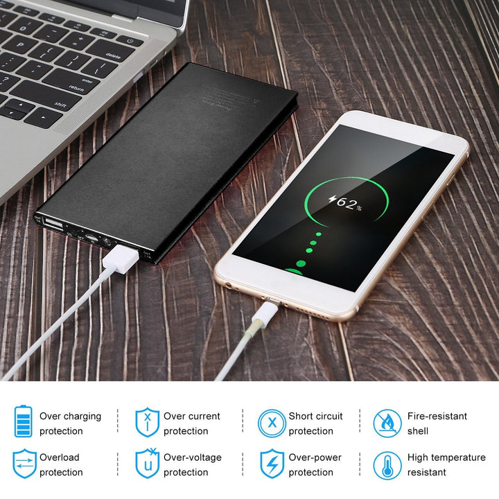 Stay Charged On-The-Go with Our 20000mAh Power Bank Phone Charger