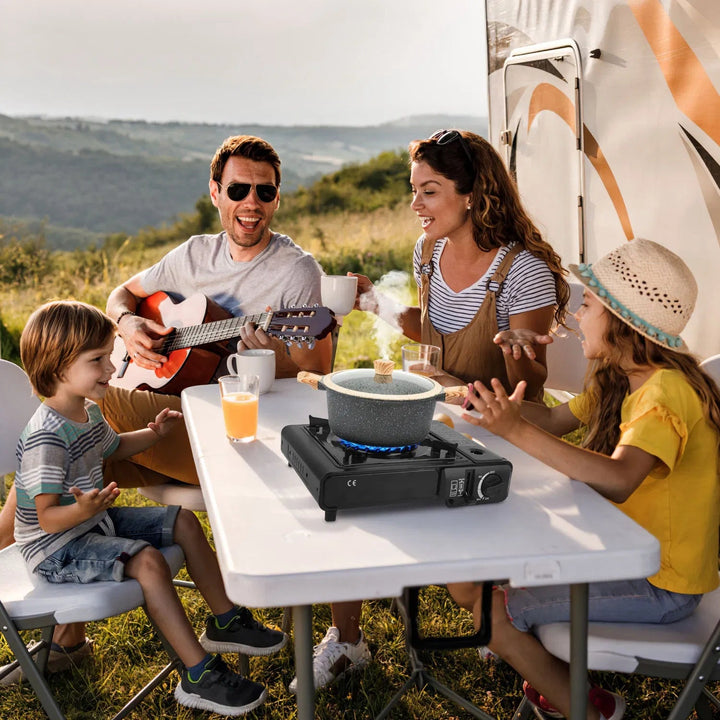 Unleash Your Outdoor Cooking Adventure with the 3300W Portable Camping Stove!