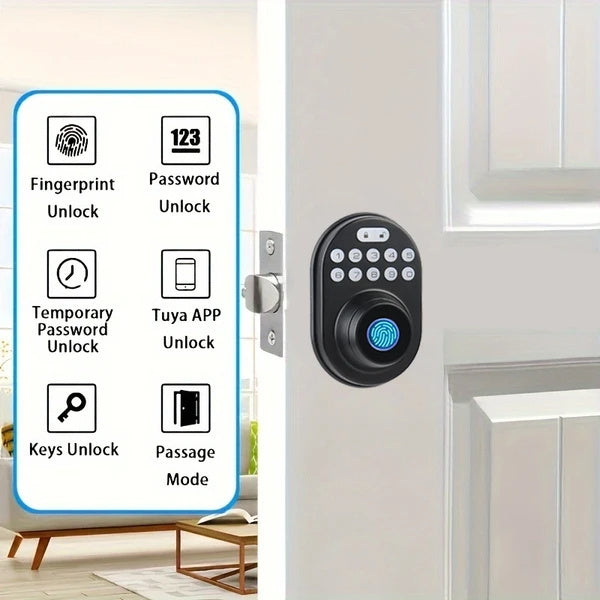 Enhance Your Home Security with the Tuya Intelligent Fingerprint Door Lock