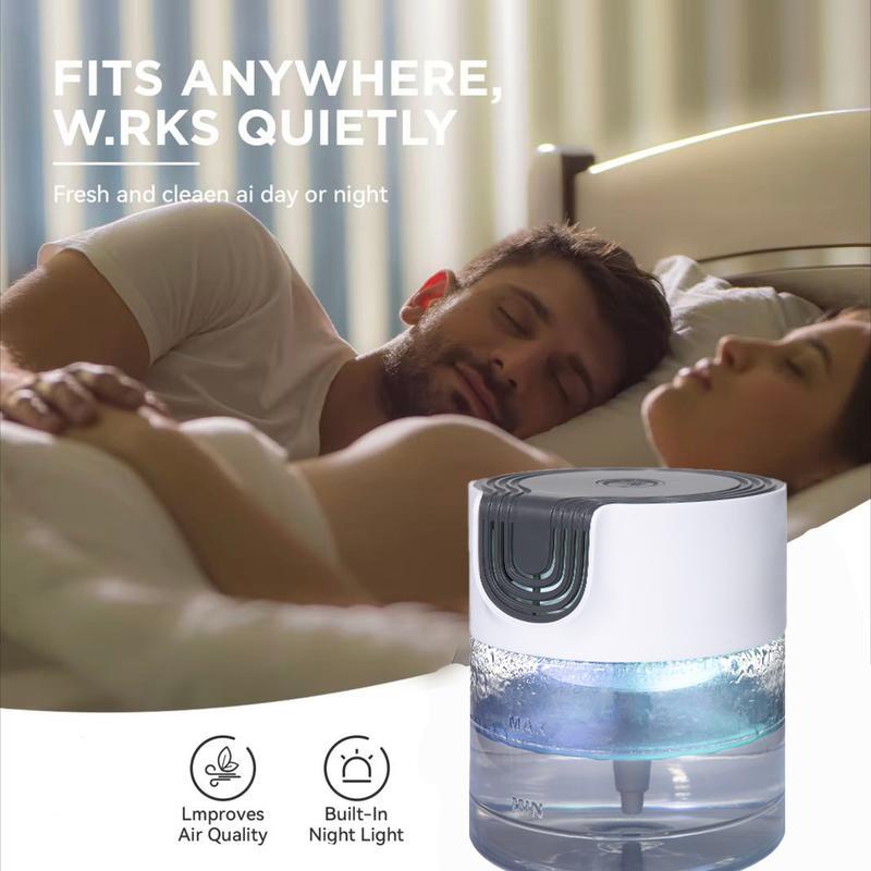 Air Purifier with LED Night Colorful Light