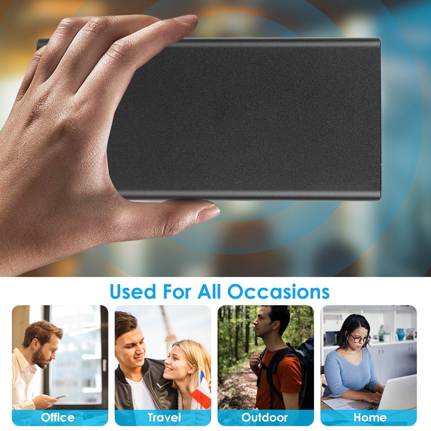 Portable External Battery Pack Phone Charger