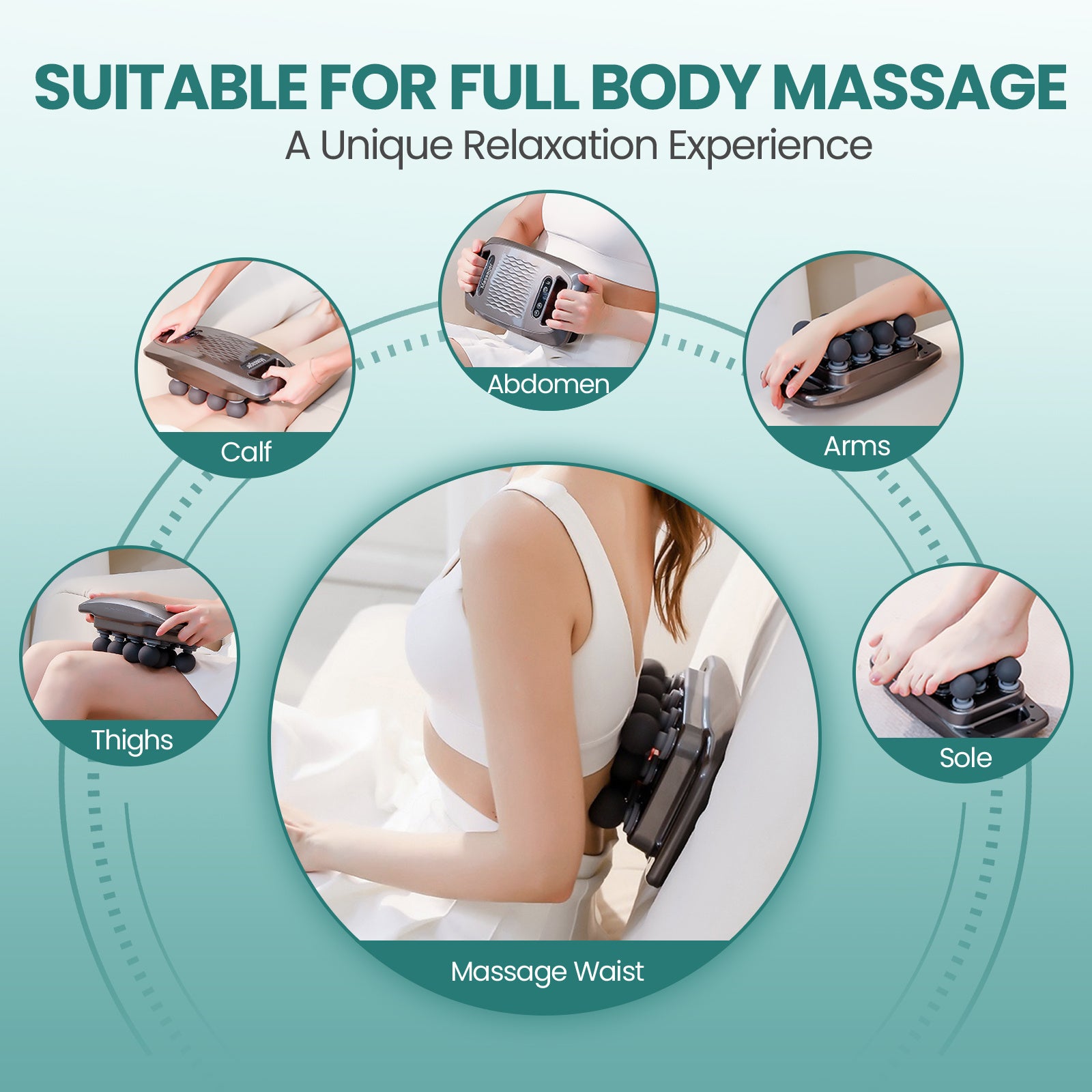Massage Gun With Heat For Deep Tissues
