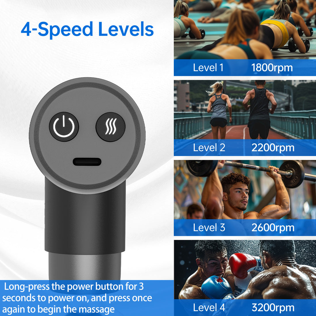 Professional Deep Tissue Massage Gun