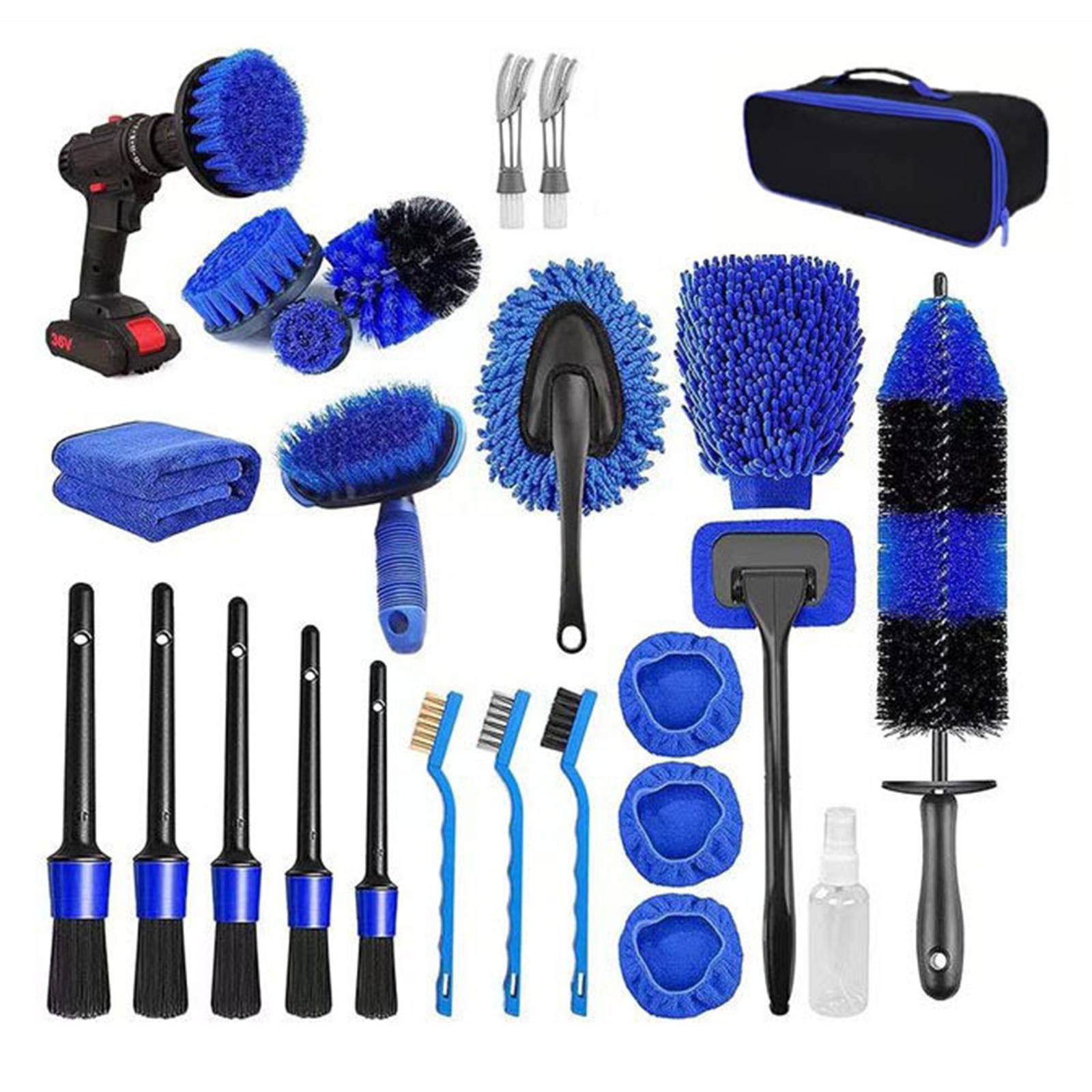 26Pcs Car Detailing Brush