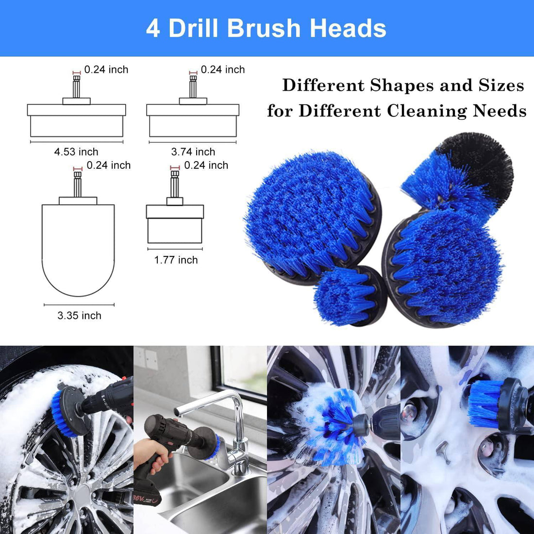 26Pcs Car Detailing Brush