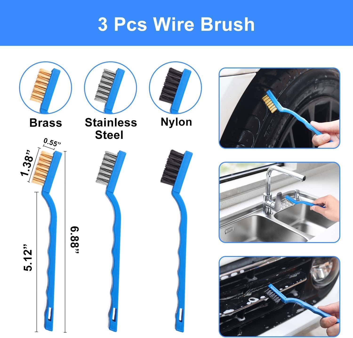 26Pcs Car Detailing Brush