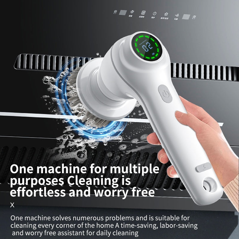Electric Spin Cleaning Scrubber