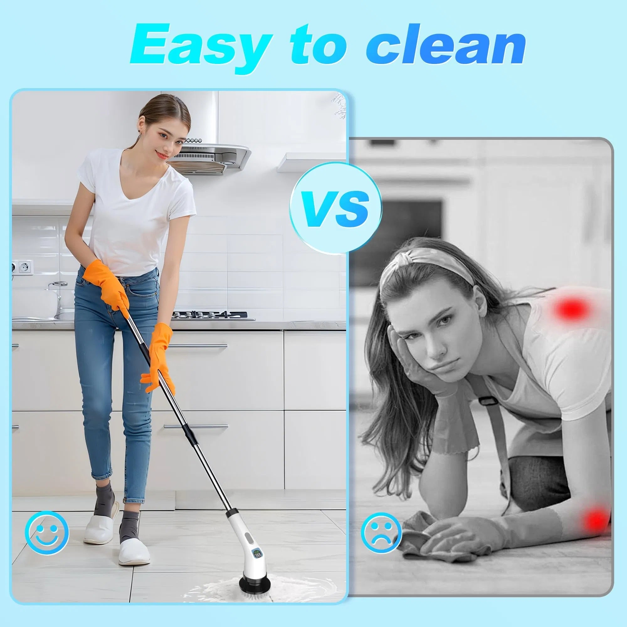 Electric Spin Scrubber For Cleaning