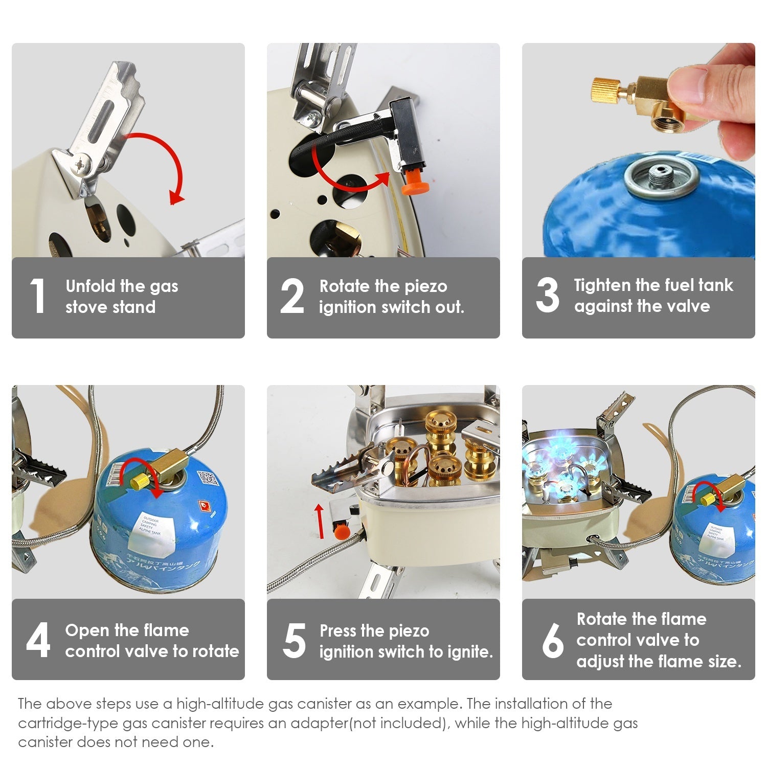 13000W Portable Windproof Camping Stove