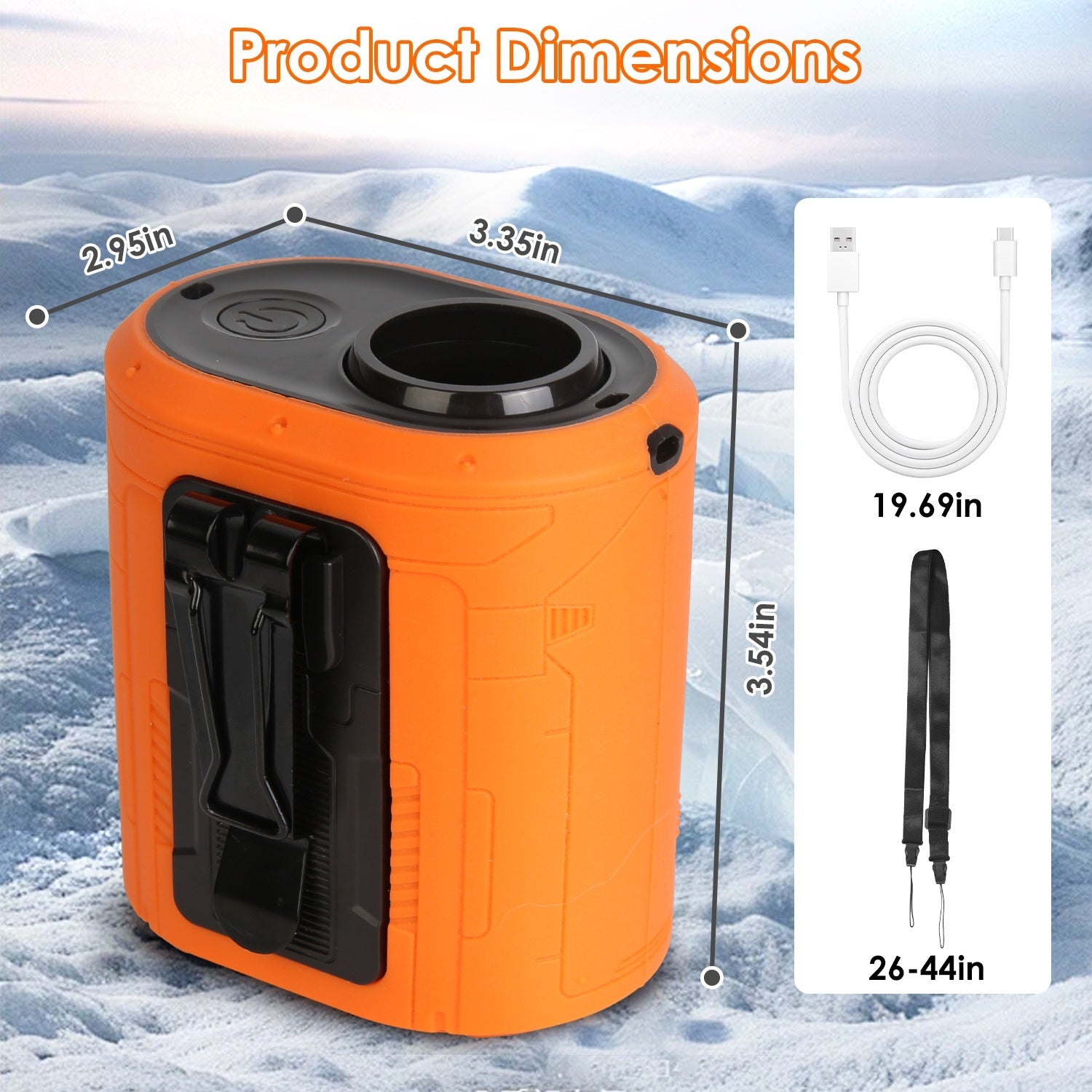 5 In 1 Portable Waist Clip Fan For Camping