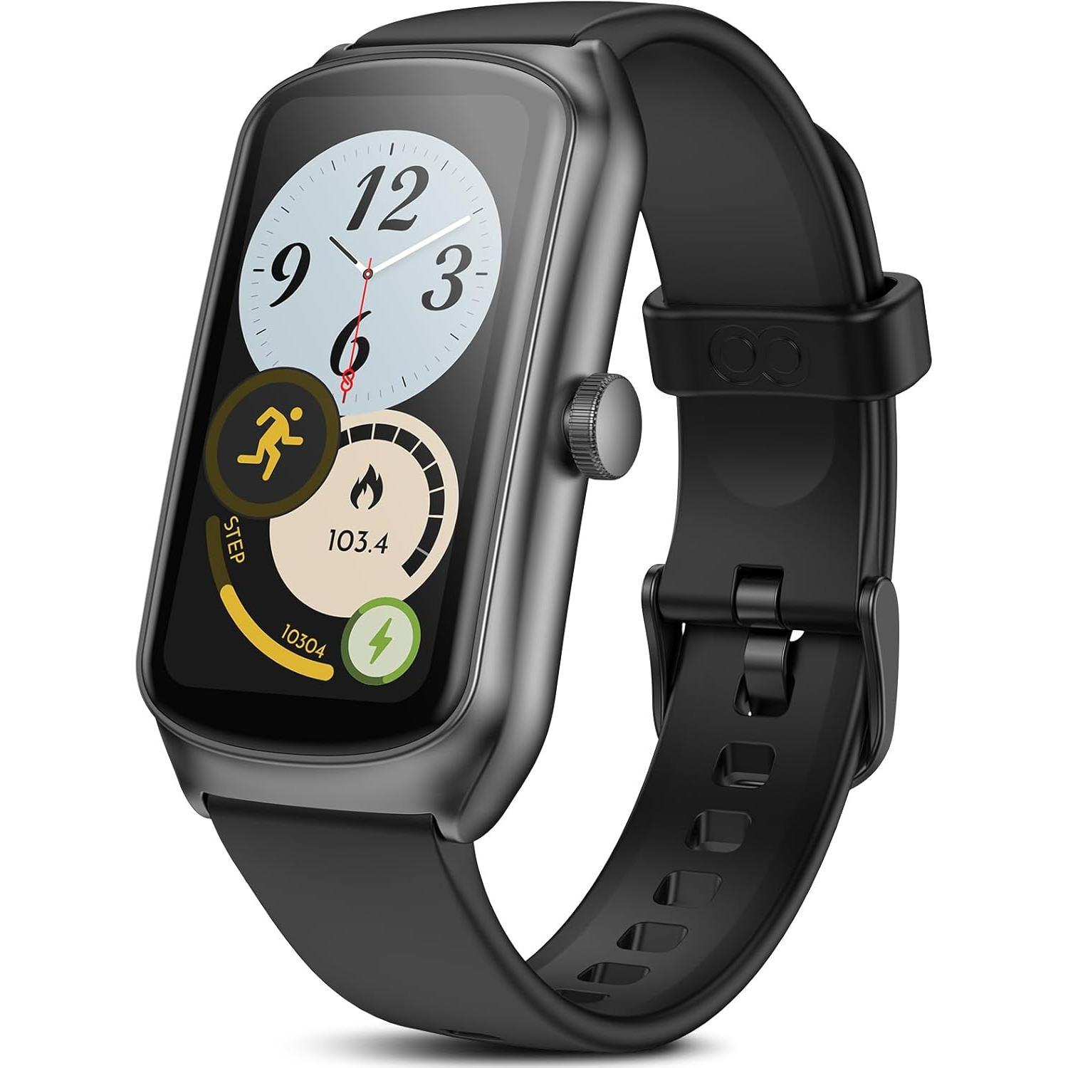 AMOLED Unisex Fitness Tracking Smartwatch