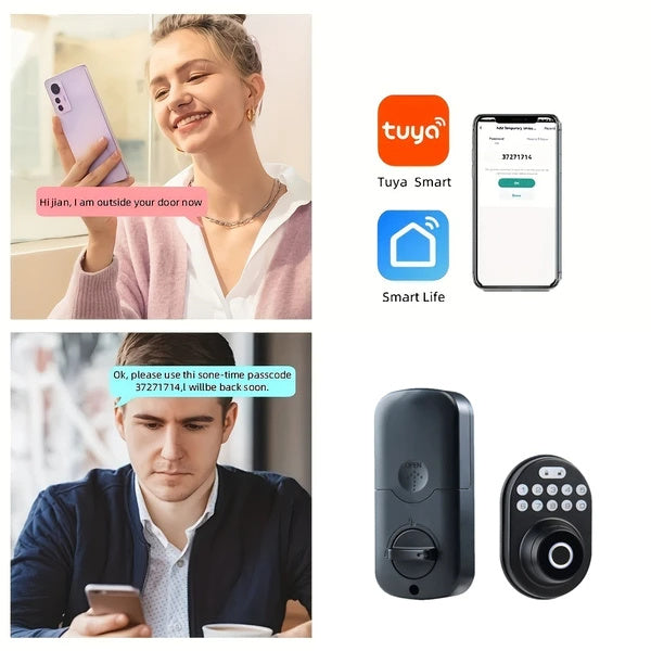 Tuya Intelligent Fingerprint Door Lock