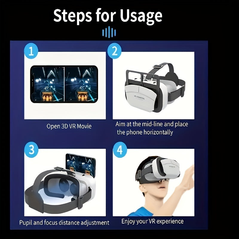 3D VR Glasses Headset