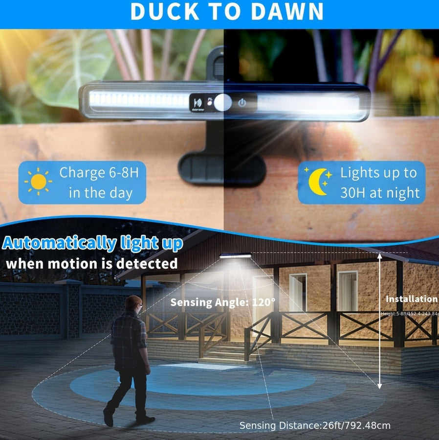 1 Pack Of Solar Outdoor Sensor Lights