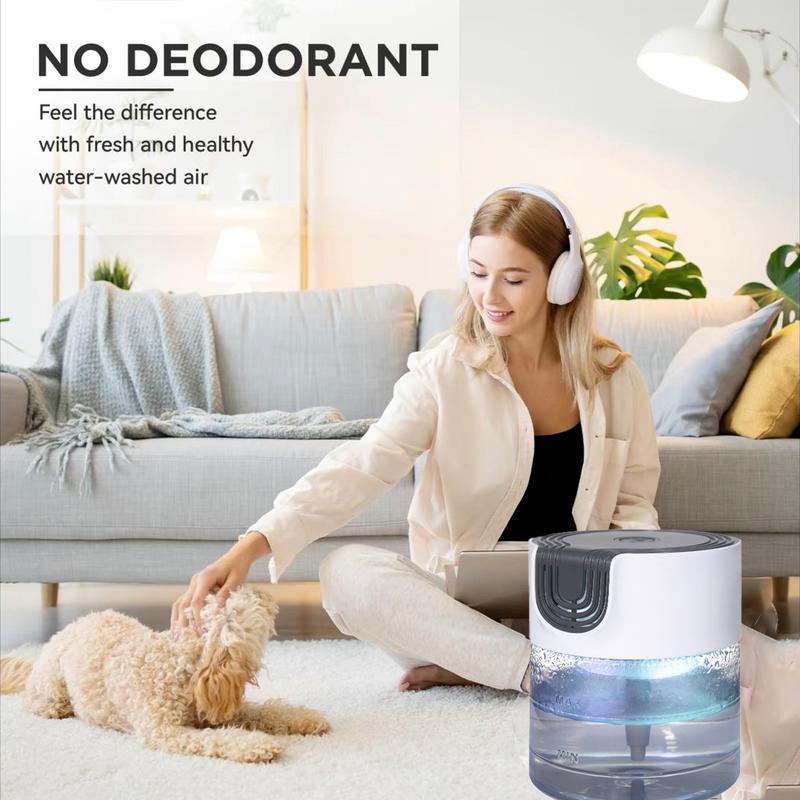 Air Purifier with LED Night Colorful Light