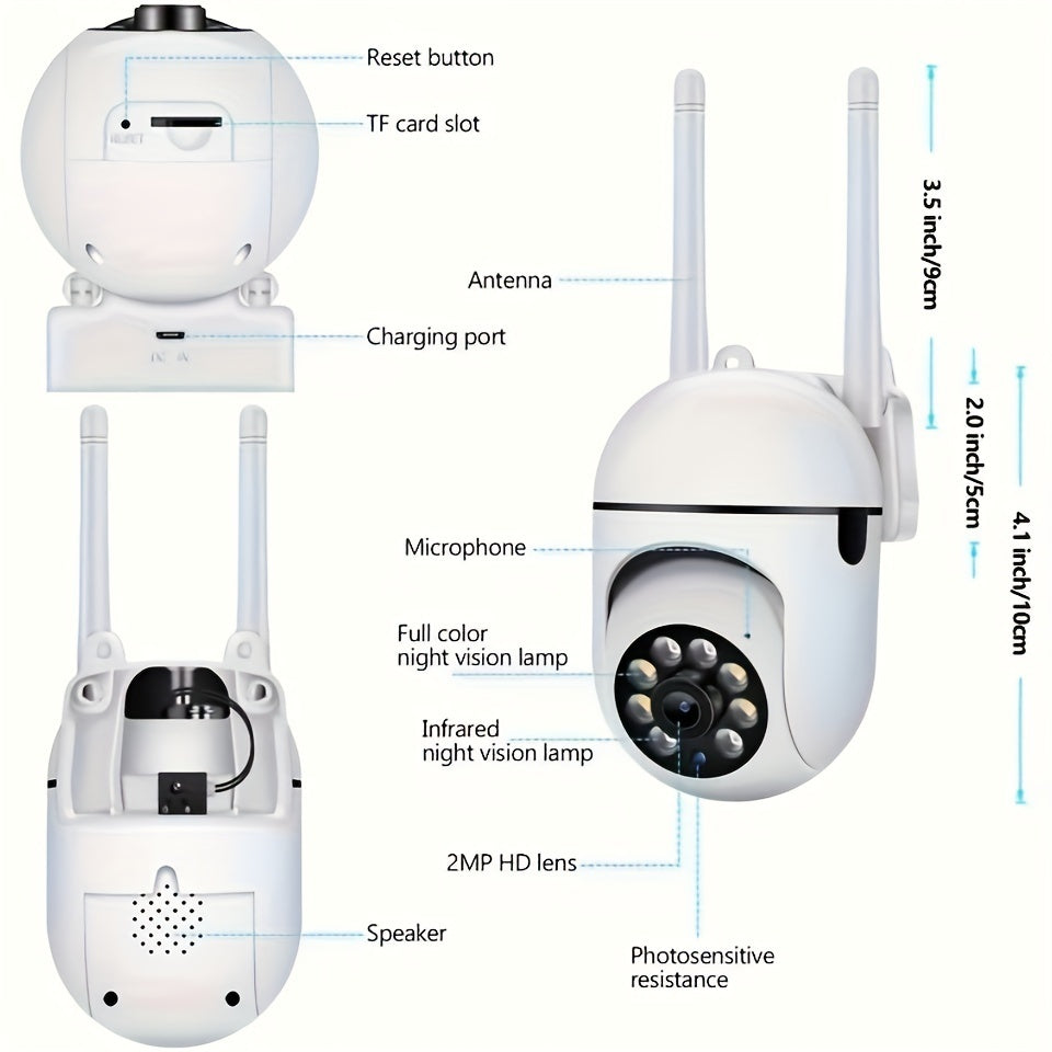 360  Wireless Camera Smart Home Security System