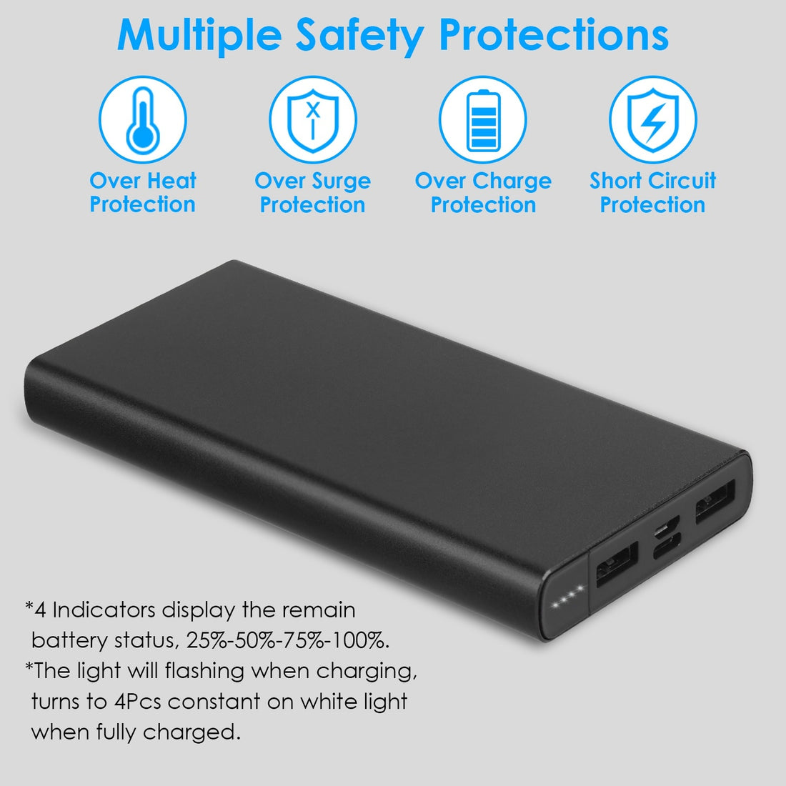 Portable External Battery Pack Phone Charger