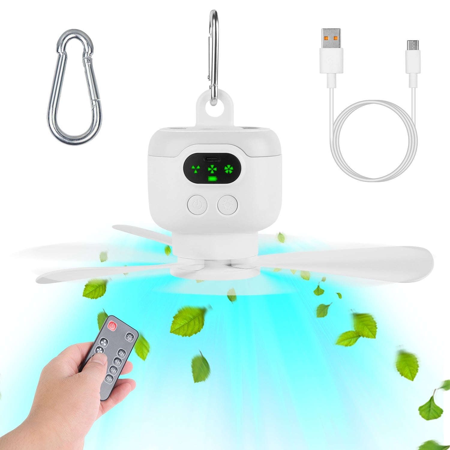 2 In 1 Portable Camping Fan