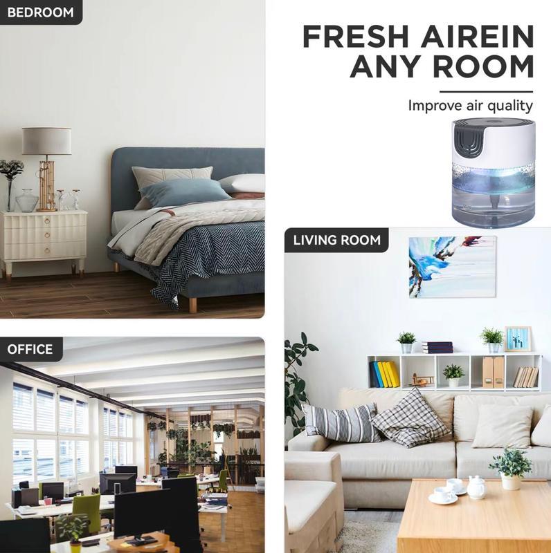 Air Purifier with LED Night Colorful Light