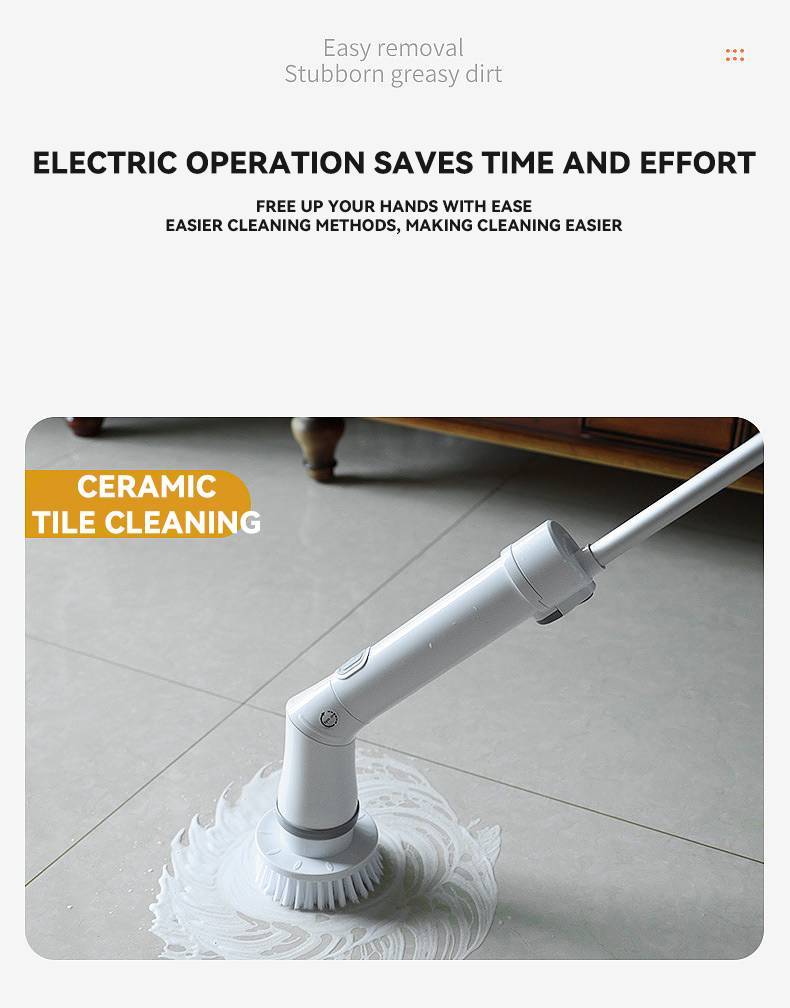 Electric Rotary Washer With Wireless Cleaning Brush