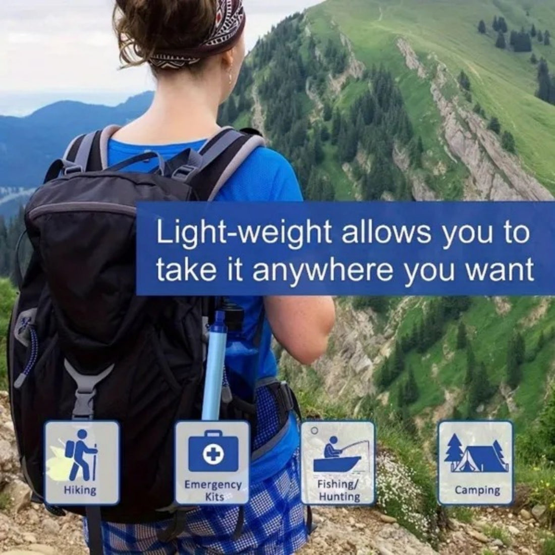Water Filter For Hiking & Camping