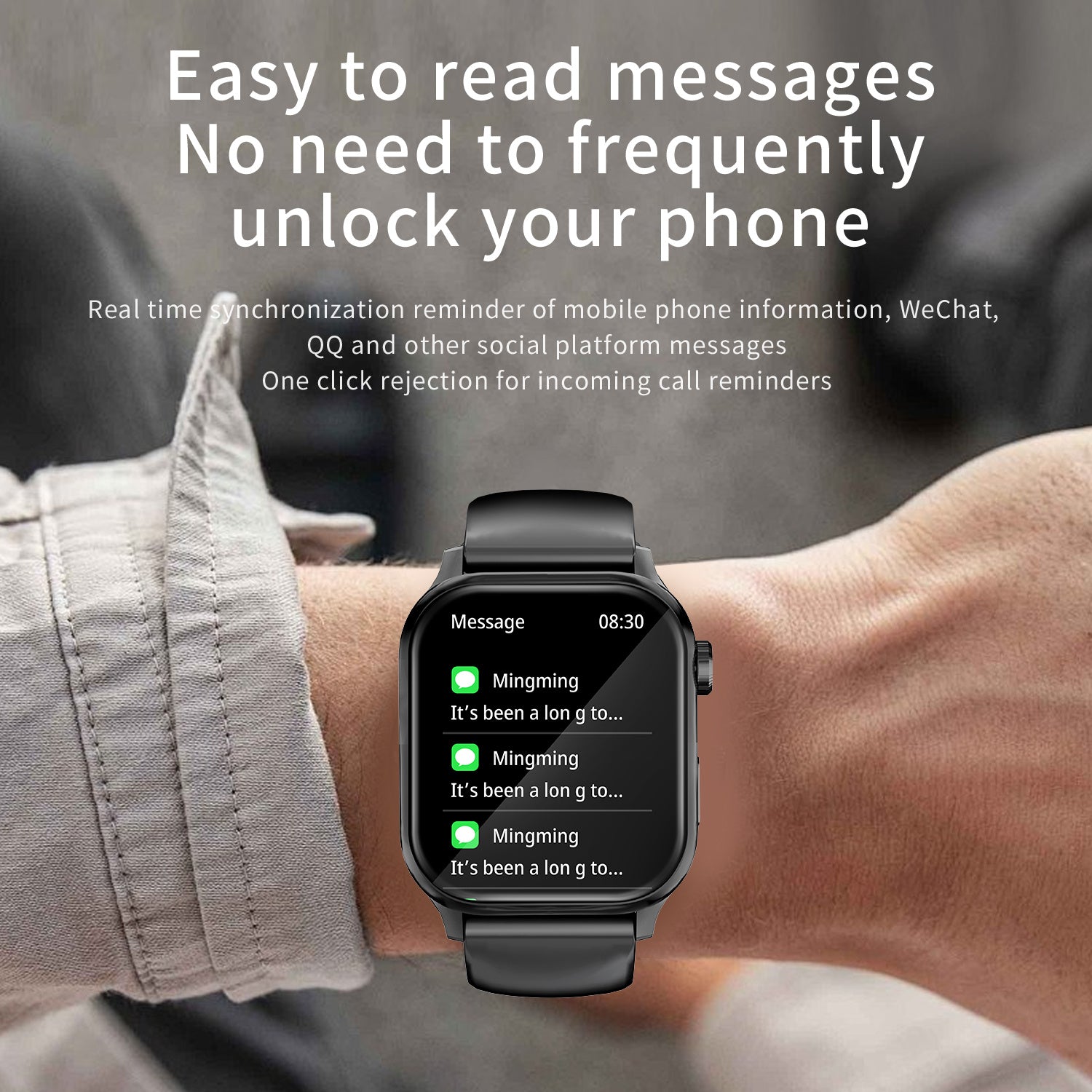 G93 Heart Rate Tracker Smart Watch