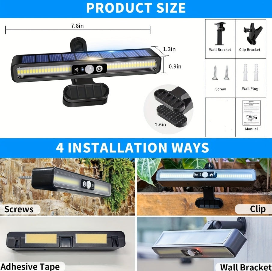 1 Pack Of Solar Outdoor Sensor Lights