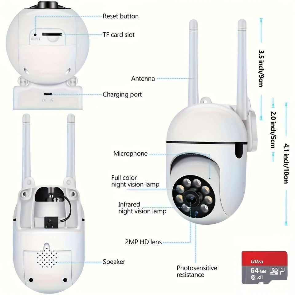 360  Wireless Camera Smart Home Security System