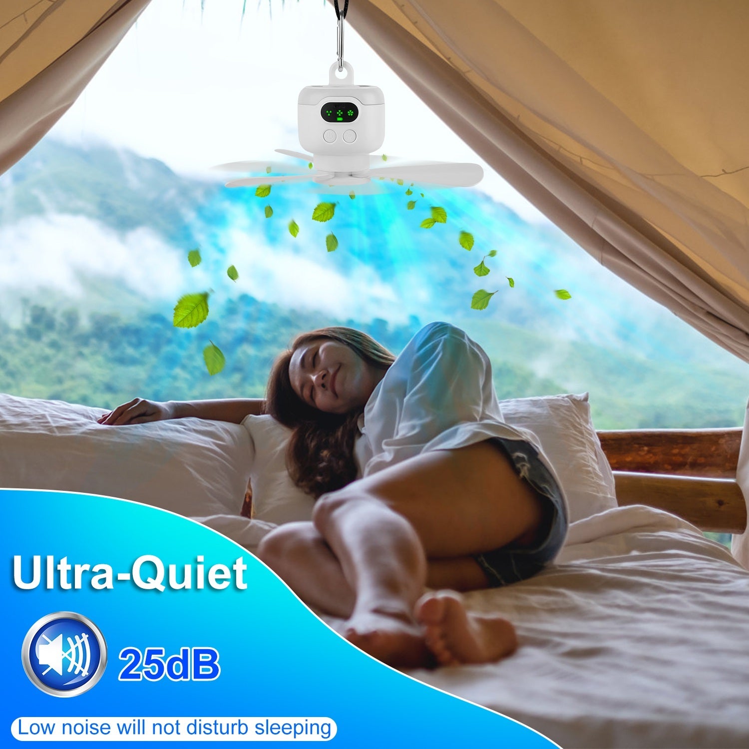 2 In 1 Portable Camping Fan