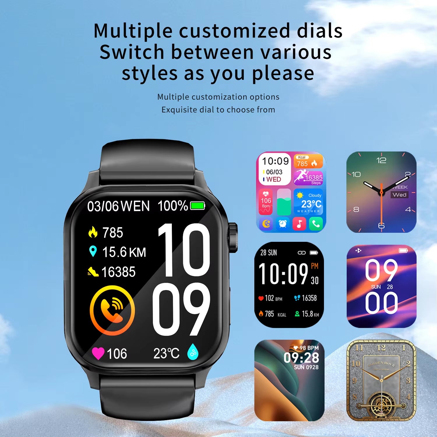 G93 Heart Rate Tracker Smart Watch