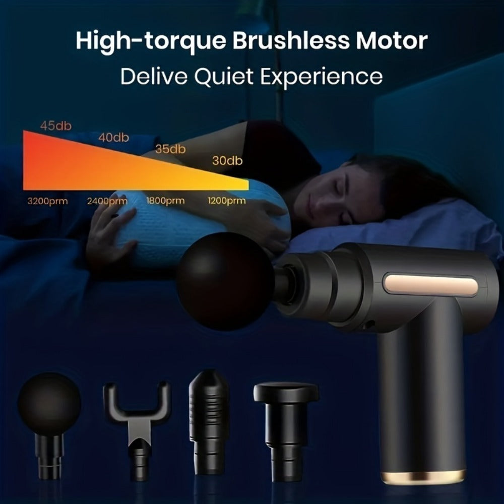 Portable Muscle Relaxer USB Rechargeable Gun